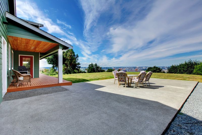 Colored Concrete Patio Service