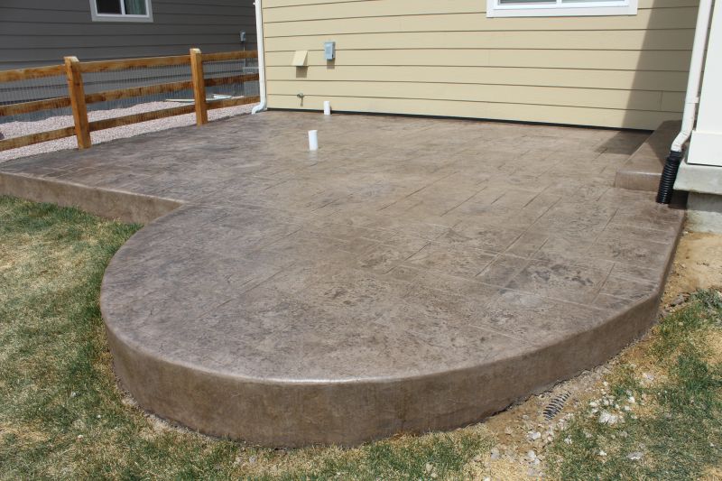 Colored Concrete Patio Service