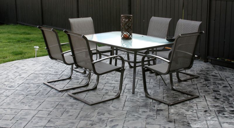 Colored Concrete Patio Service