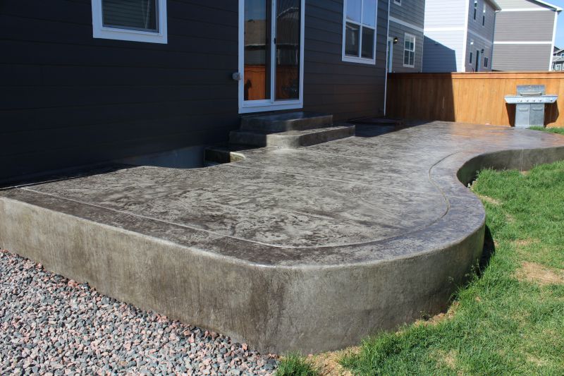 Colored Concrete Patio Service