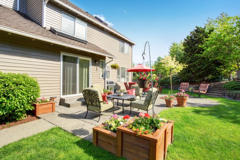 Colored Concrete Patio Service