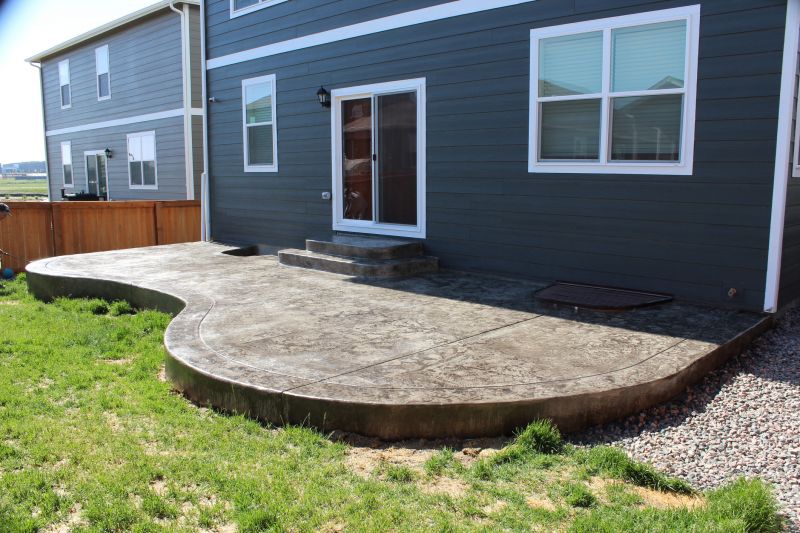 Colored Concrete Patio Service