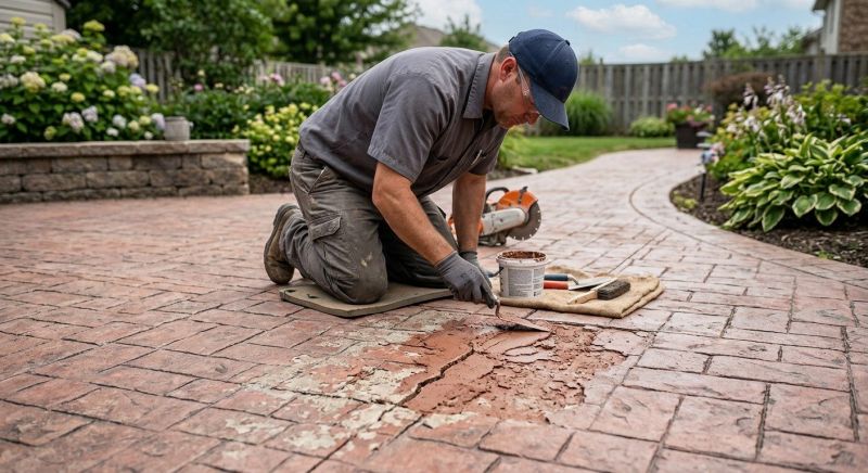 Decorative Concrete Repair in Newnan, GA