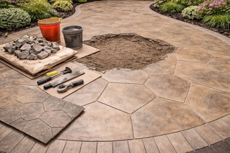 Decorative Concrete Repair in Weatherford, TX