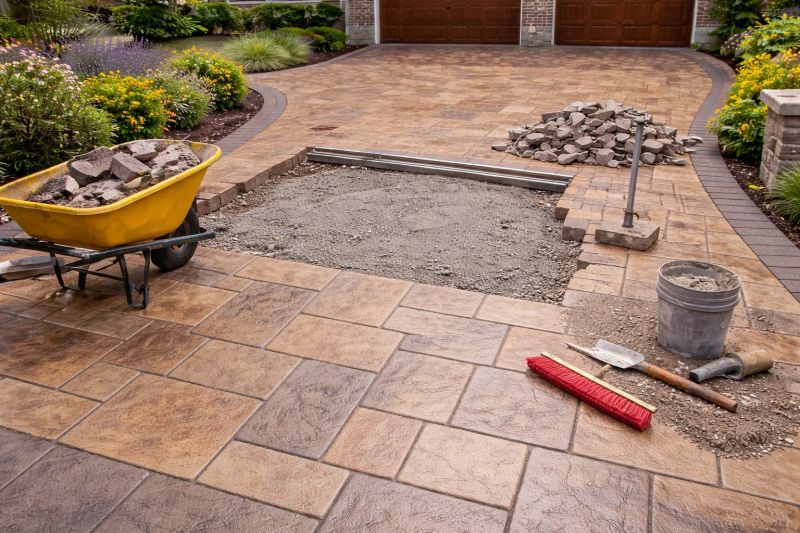 Driveway Overlay Installation in Dallas, TX